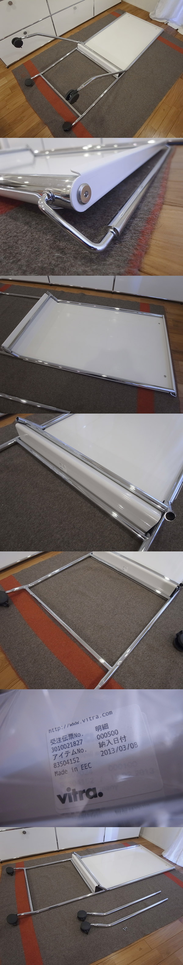 最終在庫●レア●Vitra●ヴィトラ社製●ホワイトボード●Ad Hoc●フリップチャート●mobile elements●オフィス●アントニオチッテリオ