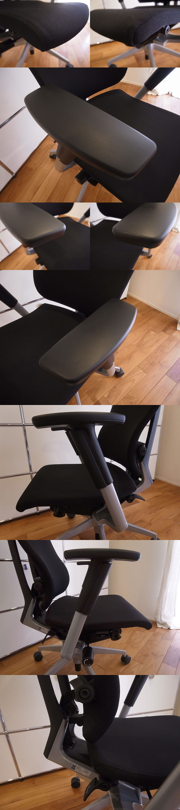 2015年製●中古品●高性能●イトーキ●ITOKI●スピーナ●SPINA●ブラック●背クロスモデル●ワークチェア●デスクチェア