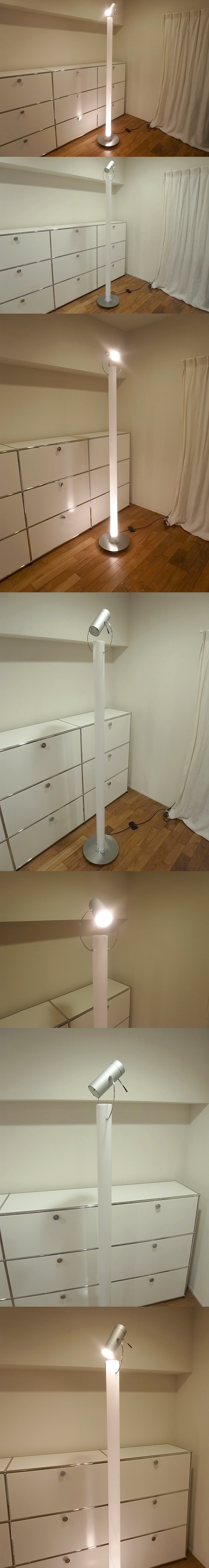 少々難あり●レア●スペイン●LARTE社●Met gr●フロアランプ●フロアライト●間接照明●ルミナベッラ取扱●ポストモダン●メンフィス