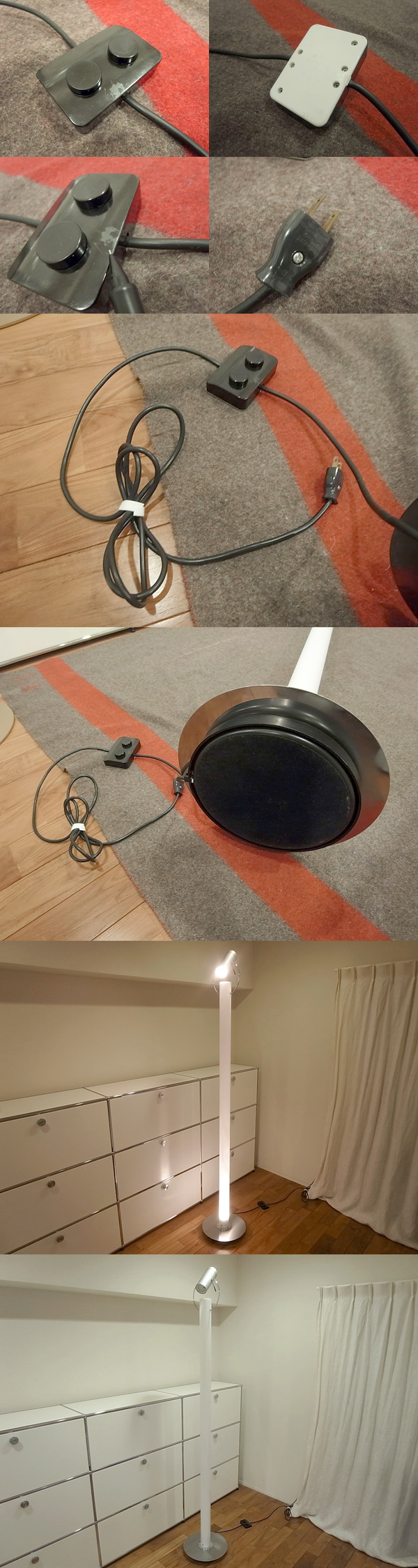 少々難あり●レア●スペイン●LARTE社●Met gr●フロアランプ●フロアライト●間接照明●ルミナベッラ取扱●ポストモダン●メンフィス